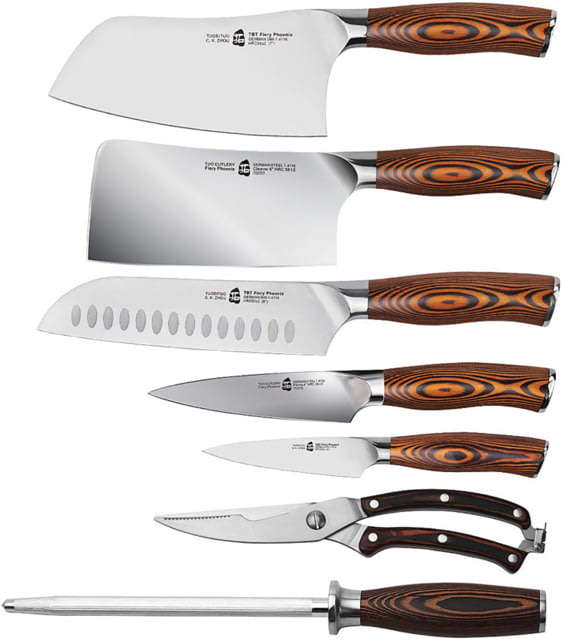 Tuo Cutlery Fiery Phoenix Kitchen Set - Tuo Cutlery