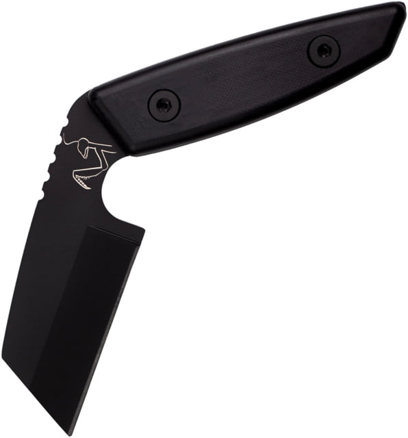 Turq Gear Mantis Fixed Blade Knife 7.13in Overall 2.5in Black Cerakote Finish Sleipner Tool Steel Blade Black G10 Handle Leather/ABS Sheath - Turq Gear