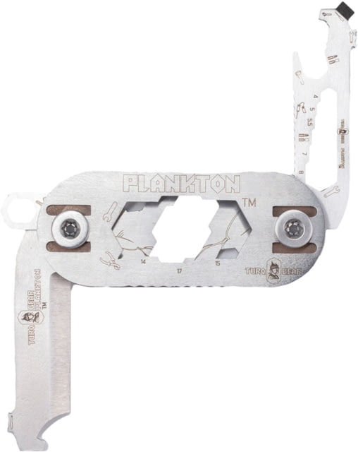 Turq Gear Plankton Multi-Tool 3.5in Overall Stainless Construction - Turq Gear