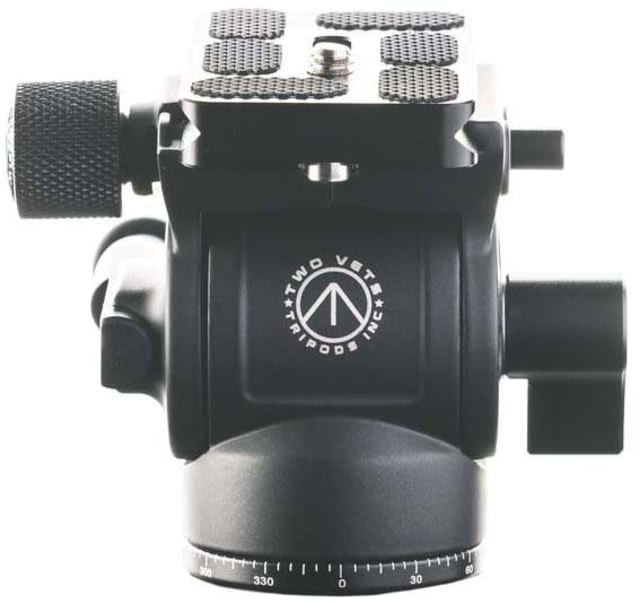 Two Vets Tripods Inc Pan Head Black 8in