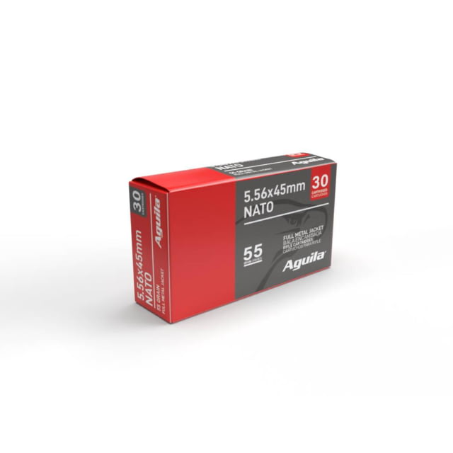 TXAT - DBA Aguila Ammunition Aguila Rifle Ammunition 5.56X45 NATO 55 Grain FMJ 3164 fps 2250/ct 75-30/ct - Aguila Ammo