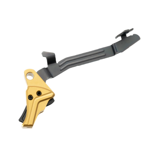 Tyrant CNC I.T.T.S Pistol Triggers Glock 43/43x/48 Hybrid Flat/Curved Gold/Black - Tyrant Cnc