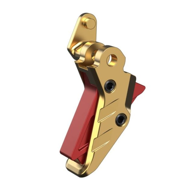 Tyrant CNC Intellifire Pistol Trigger SIG Sauer P365 Gold Shoe/Red Hardware - Tyrant Cnc