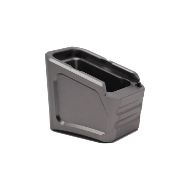 USED Tyrant CNC 5 Round Glock 17/19x/22/34/45 Magazine Extension Grey TD-G17MAGEX-G - Tyrant Cnc