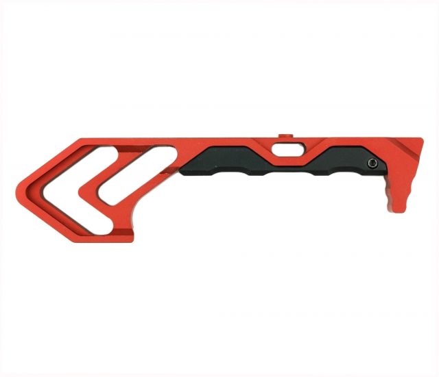Tyrant CNC MOD ForeGrip AR-10/AR-15 5.5 in M-LOK/KeyMod Red - Tyrant Cnc