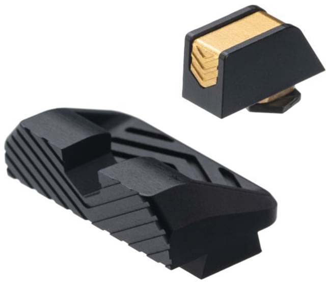 Tyrant CNC Glock Compatible Two-Piece Sights 42/43/43X/48 Gold - Tyrant Cnc