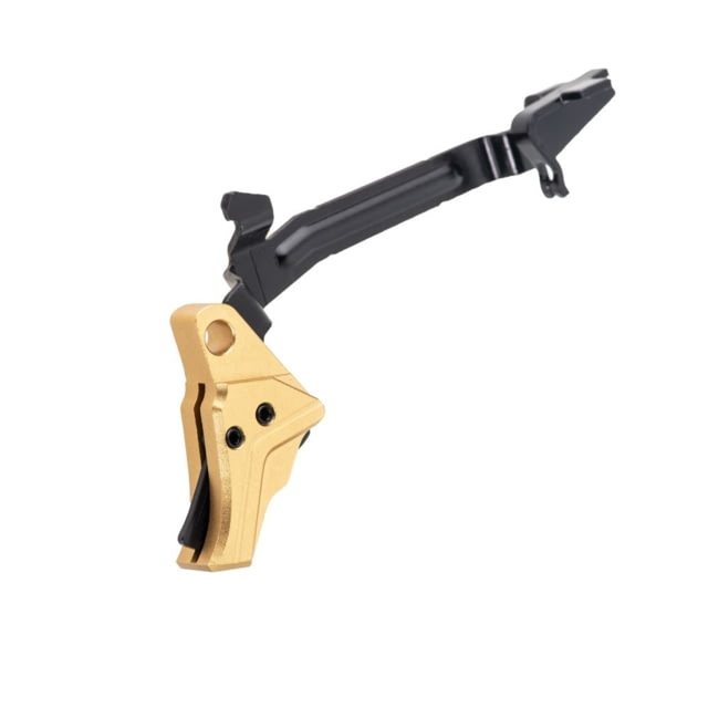 Tyrant CNC Glock Gen 3-4 Pistol Trigger w/ Bar Gold/Black - Tyrant Cnc