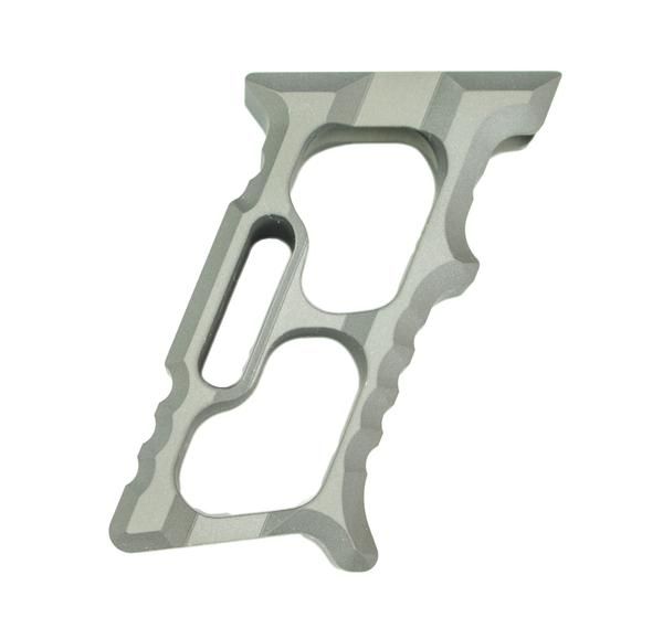 Tyrant CNC HALO Series MiniVert Grip MLOK/Keymod Grey - Tyrant Cnc