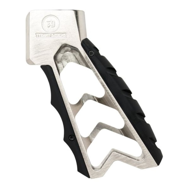 Tyrant CNC MOD Grip w/Chevron Back Strap Nickel Medium Nickel - Tyrant Cnc