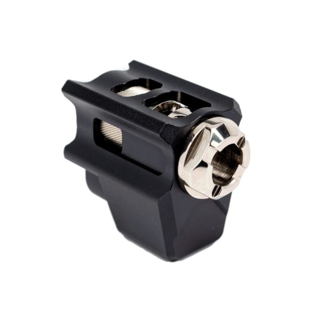 Tyrant CNC T-Comp Glock Gen 5 Compensator Black/Nickel - Tyrant Cnc