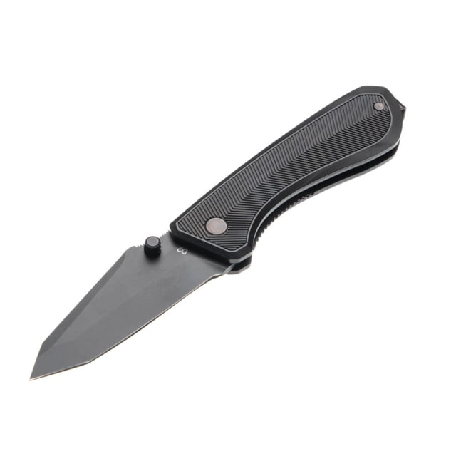 Tyrant CNC T.D.C.002 3in Folding Knife Tanto Blade D2 Steel Black/Black - Tyrant Cnc