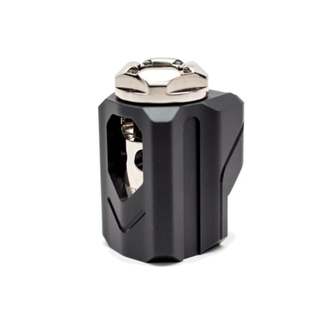 Tyrant CNC Universal Compensator 9mm 1x1x1 in Black/Nickel - Tyrant Cnc