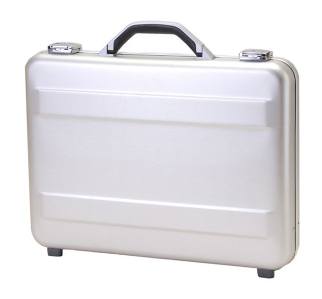 USED TZ Case AC66 Molded Aluminum Attache Case 18x13x4in - Silver AC-66S EDEMO3 Used Condition Fair - Tz Case