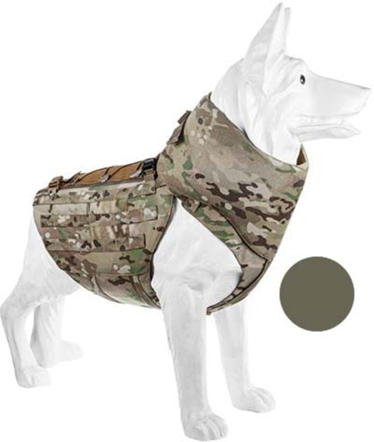 UARM CBA Canine Body Armor Type IIIA Threat Level Ranger Green S - Uarm