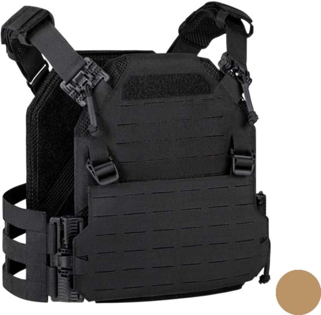 UARM FPC Featherweight Plate Carrier Skeletal Cummerbund Coyote L - Uarm