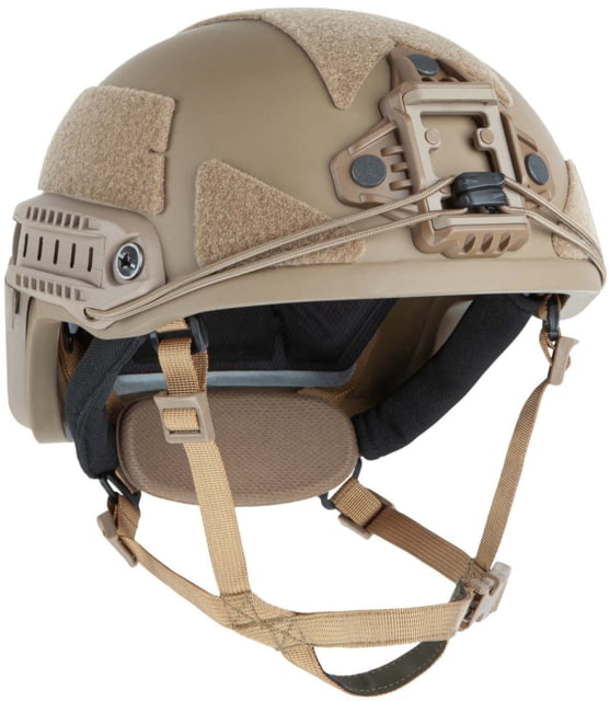 UARM HCBH High Cut Ballistic Helmet Type IIIA Threat Level Coyote L - Uarm
