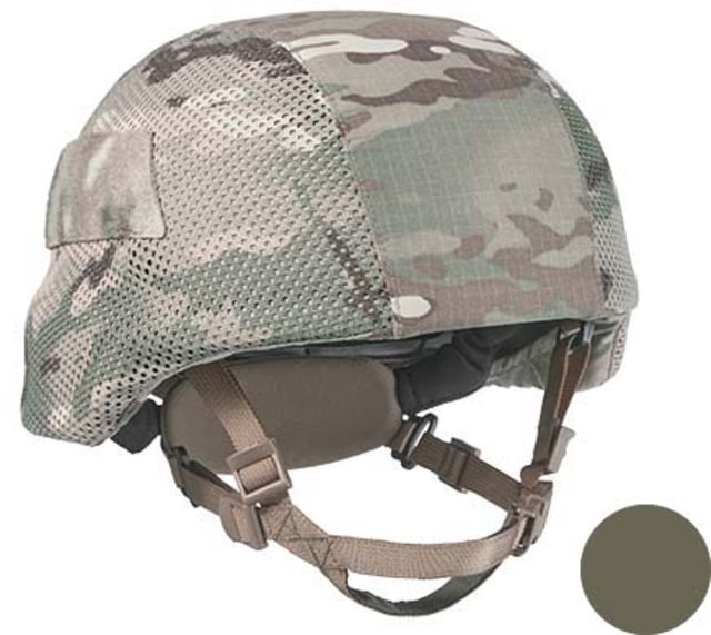 UARM LCBH Low Cut Ballistic Helmet Type IIIA Threat Level Ranger Green M - Uarm