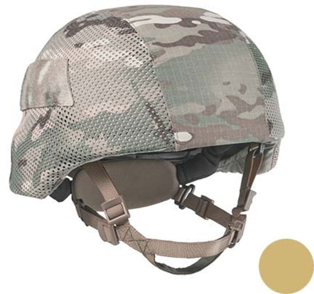UARM LCBH Low Cut Ballistic Helmet Type IIIA Threat Level Tan M - Uarm