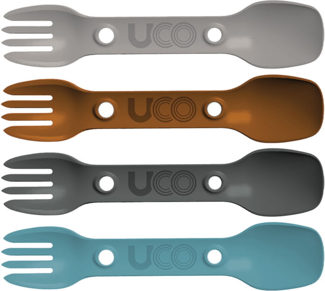 UCO Four Pack Utility Spork Ventur 7" overall F-SP-UT-4PK ELEVATED