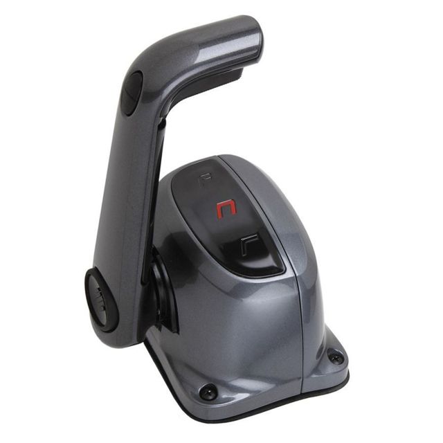 Uflex USA Single Lever Top Mount Control w/Neutral Lock & Trim Switch - Black