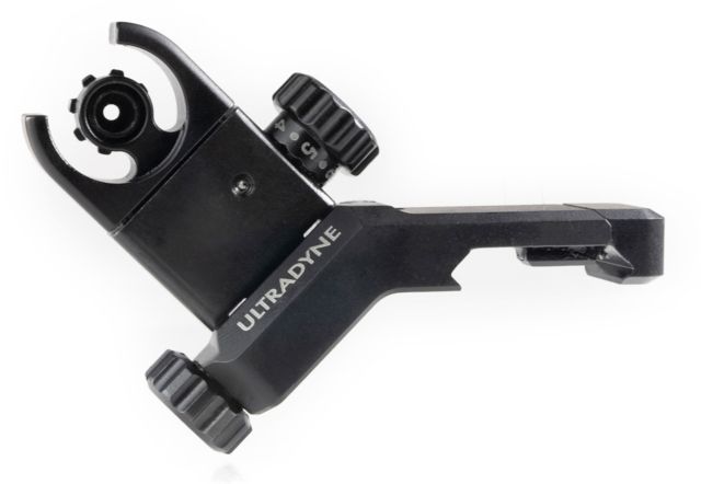 Ultradyne C4 Offset Flip-Up Rear Sight Picatinny Mount Right Hand Black - Ultradyne