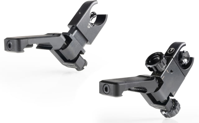 USED Ultradyne C4 Offset Folding Front and Rear Sight RH UDBlack Combo 308/7.62 Black  EDEMO1 Used Condition Fair Scratches - Ultradyne