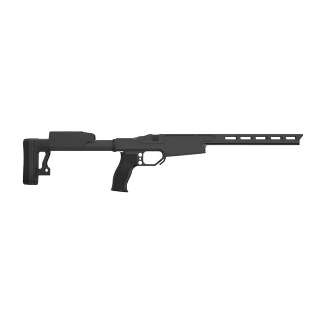 Ultradyne UD5 Chassis Combo Rem 700 LA RH + Lightwt. Butt Stock Med. Black Anodized - Ultradyne
