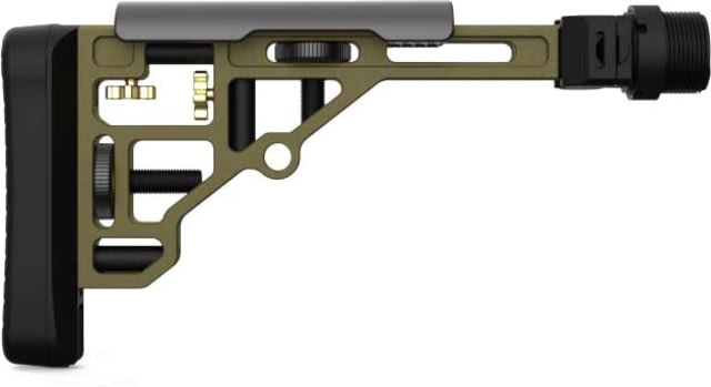 Ultradyne Adjustable Butt Gen 2 Folding Rifle Stock OD Green - Ultradyne