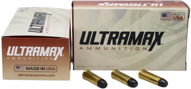 Ultramax .45 Colt 200 Grain Lead Round Nose Pistol Ammo 50 Rounds ramax .45 Colt 200 Grain Lead Round Nose Pistol 50 Rounds Ammo