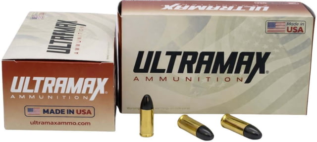 Ultramax 9mm Luger 147 Grain Lead Round Nose Pistol Ammo 50 Rounds ramax 9mm Luger 147 Grain Lead Round Nose Pistol 50 Rounds Ammo