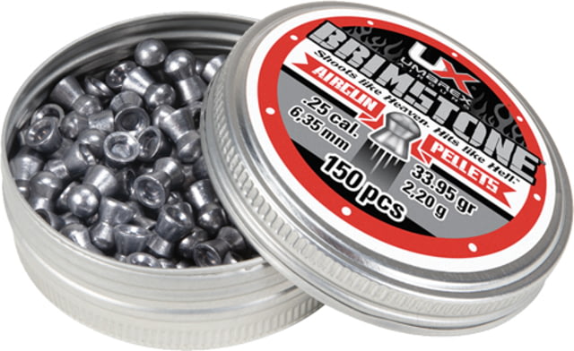 Umarex Brimstone Pellets .25 Caliber 33.95 Grain 150 Rounds - Umarex