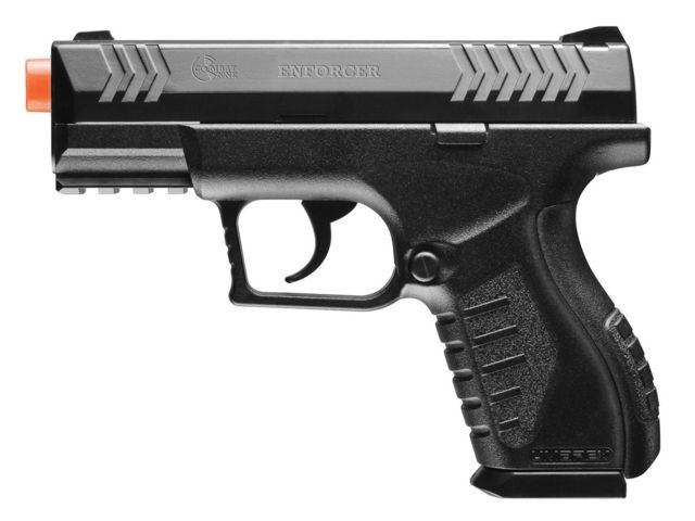 Umarex Combat Zone Enforcer CO2 Airsoft Pistol w/15-Round 6mm Airsoft Magazine Black