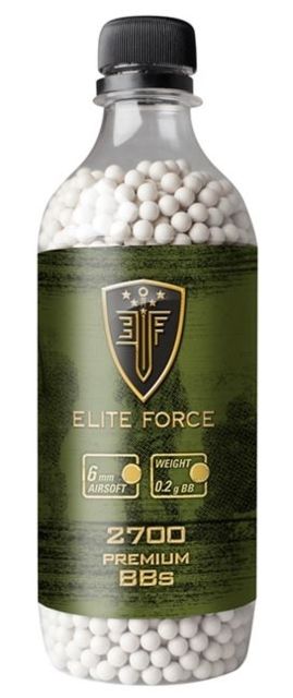 EliteForce Airsoft Ammo,.20g,6mm cal,2700 Count 2279500
