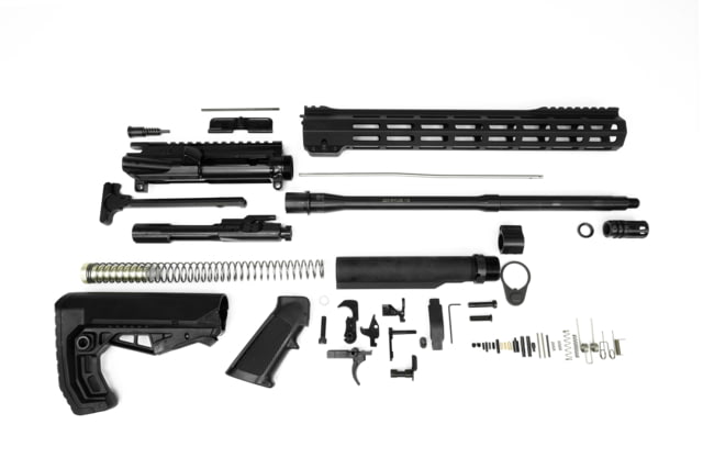 UnbrandedAR AR15 Rifle Build Kit 16in Barrel 15in Rail Black - Unbrandedar