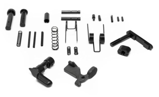 UnbrandedAR Lower Parts Builder Kit No Trigger Guard Grip and Fire Control Group Phosphate Coated Black - Unbranded AR