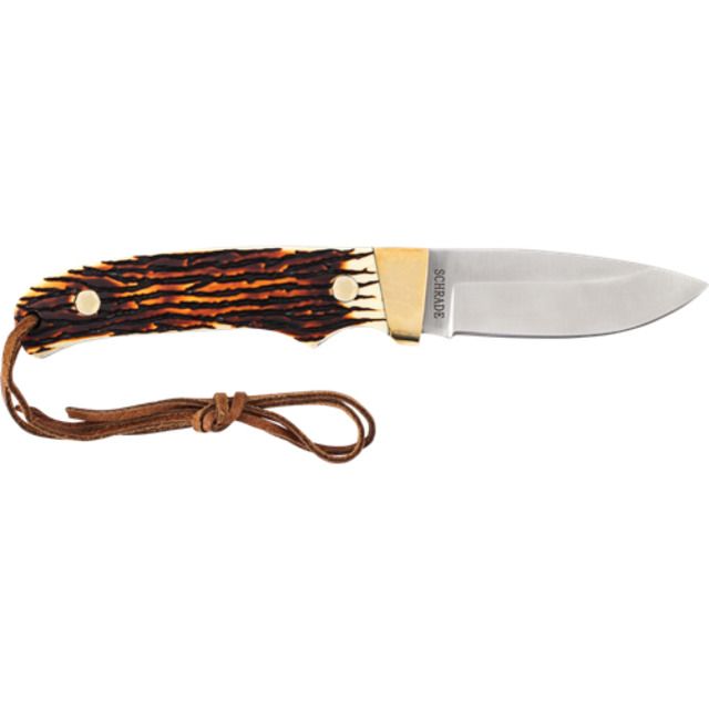 Uncle Henry Small Fixed Blade W/staglon Handle Leather Sheath - Uncle Henry