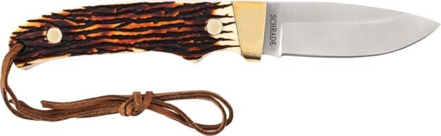 Uncle Henry Pro Hunter Full Tang Fixed Blade Knife Black / Silver Medium - Uncle Henry