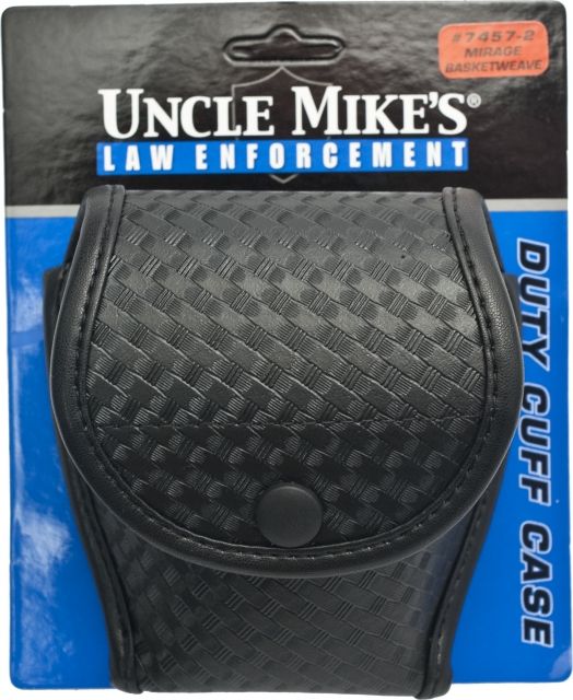 Uncle Mike's Double Cuff Case w/Flap Mirage BW Black Card - Uncle Mike's
