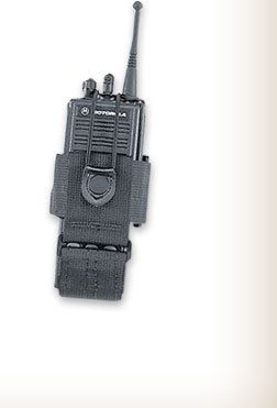 Uncle Mike's Radio Case Mirage BW Black Size 4 w/Swivel Belt Loop Card - Uncle Mike's