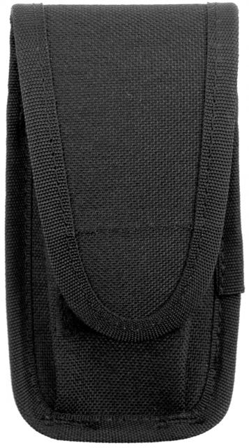 Uncle Mike's Undercover Pistol Mag Case Kodra Black Single Belt Clip Card