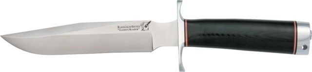 Blackjack Classic Model 7 Fixed Blade Knife 7in A-2 Tool Steel Black Micarta Handle - Blackjack