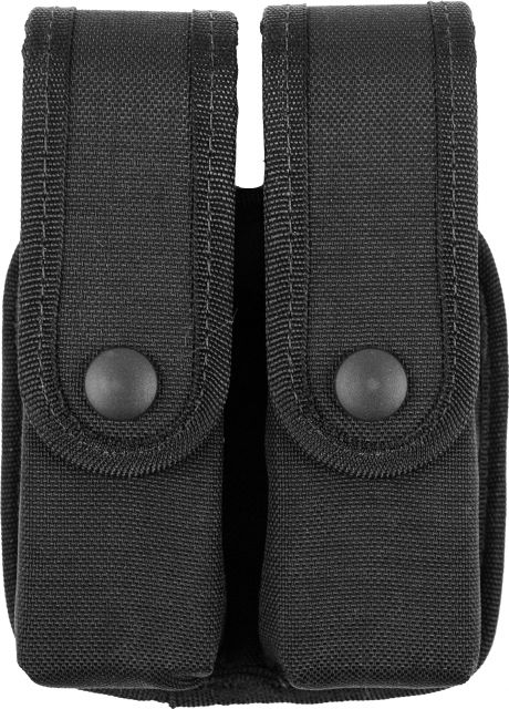 Uncle Mike's Fitted Pistol Magazine Cases Double w/Flaps for Large Frame Glock & HK Mags