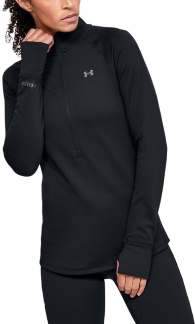 Under Armour Under Armour ColdGear 4.0 1/2 Zip Active Top - Women's Black 2X-Large - $80.00 at Optics Planet