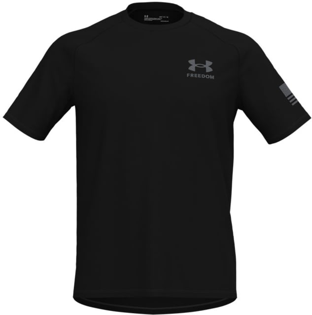 Under Armour Under Armour Freedom Tech Short Sleeve T-Shirt - Men's Black/Pitch Gray Medium - $30.00 at Optics Planet