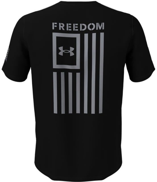 Under Armour Freedom Flag T-Shirt - Men's Black/Steel Large