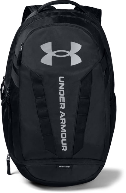 Under Armour Ua Hustle 5.0 Backpack Black/black/silver - Under Armour