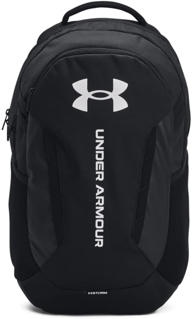 Under Armour Ua Hustle 6.0 Backpack Black/black/white - Under Armour