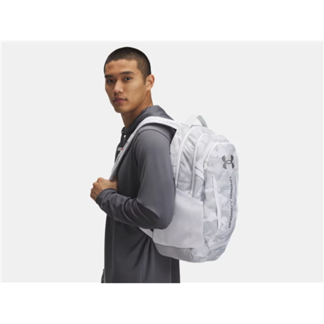 Under Armour Ua Hustle 6.0 Backpack Mod Gray/metallic Silver - Under Armour