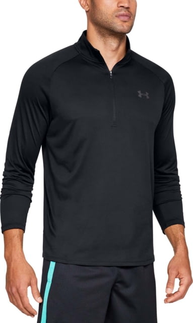 Under Armour Under Armour UA Tech 1/2 Zip Long Sleeve Shirt - Men's Black Large - $45.00 at Optics Planet