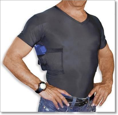 Undertech Undercover V-Neck Concealment Shirt Black - Undertech Undercover